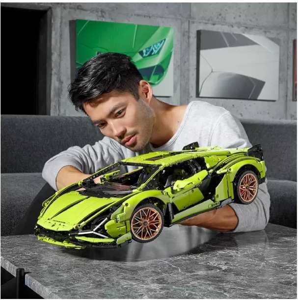 Конструктор 1в1 LEGO Technic Lamborghini Sian 3696дет з коробкою