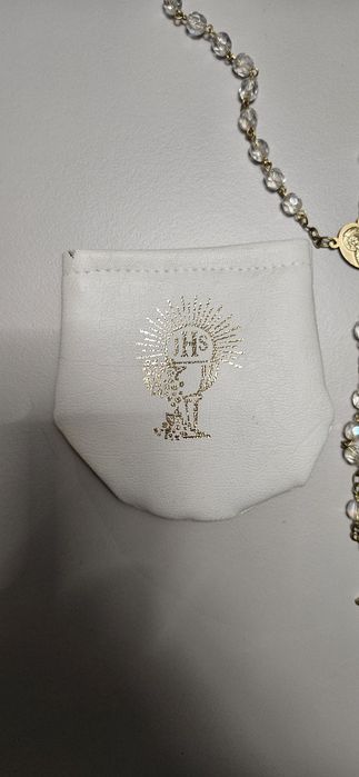 Różaniec biały z Włoch