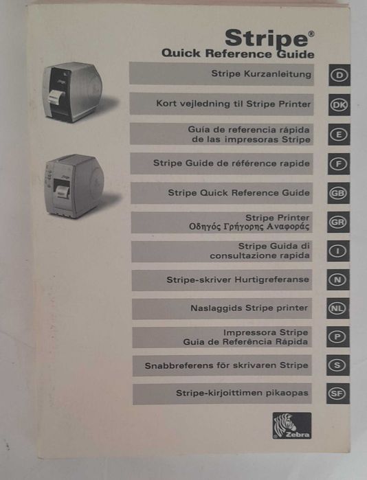 Impressora Etiquetas Códigos barras Zebra Stripe S300