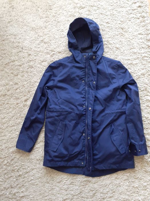Kurtka Parka granatowa 152cm. Wiosna-jesień