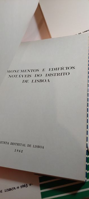Monumentos e Edifícios Notáveis do Distrito de Lisboa (4 Volumes) | Vendo Individualmente