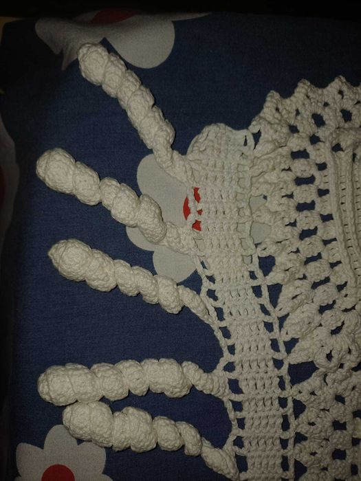 Colcha bordada para cama de casal