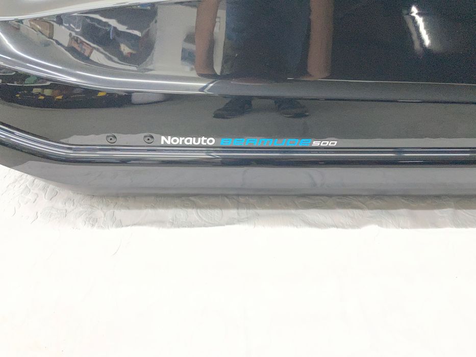 Caixa de carga norauto bermude 500 preto brilhante - nova