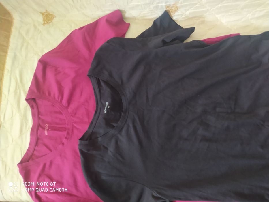 dwa t-shirty L 8 zł wyprzedaż