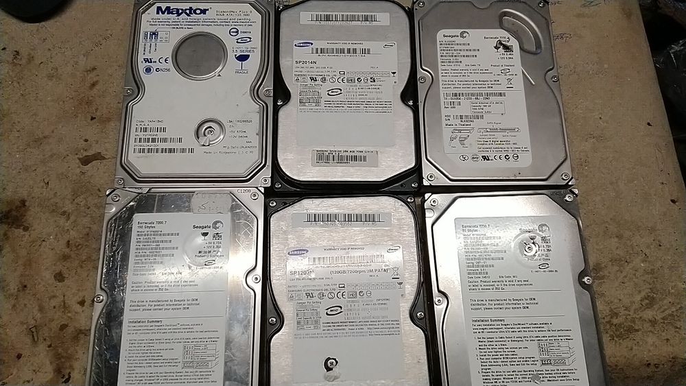 Dyski 3,5cala uszkodzone