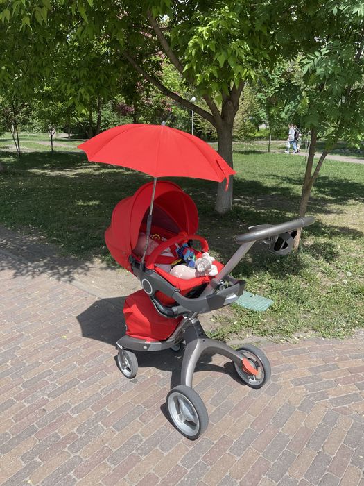 коляска 3 в 1 stokke