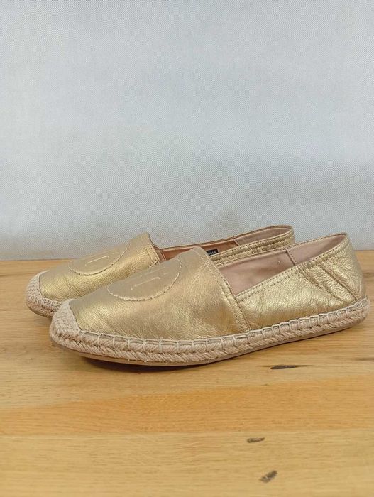 Tommy Hilfiger, TH Logo Metallic Espadrille , damskie espadryle, rozmiar 37