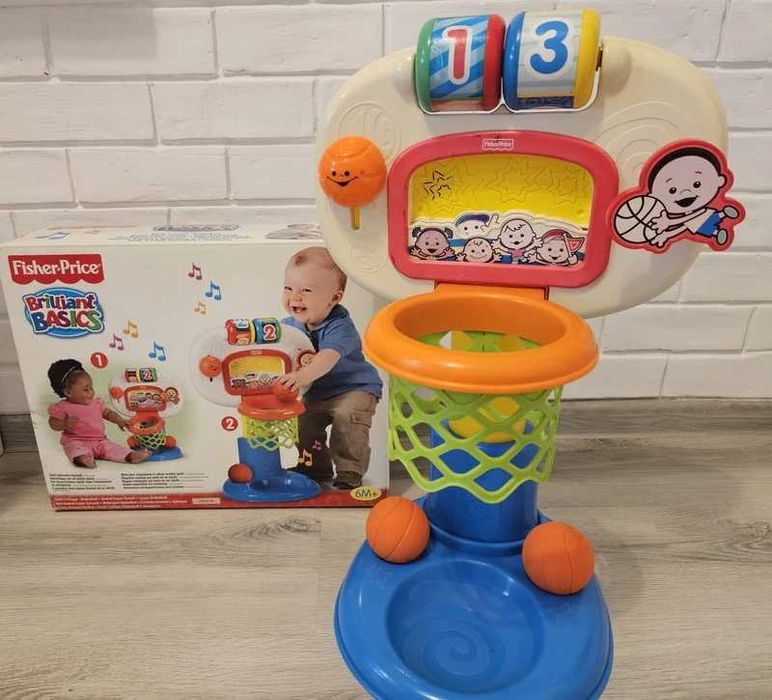 Koszykówka Fisher Price Basketball Mini kosz z piłkami