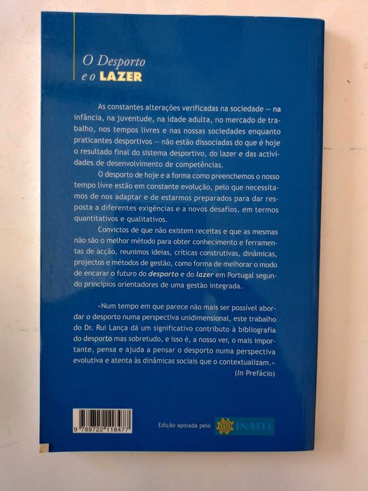 O Desporto e o Lazer - Uma gestão integrada - Rui Lança
