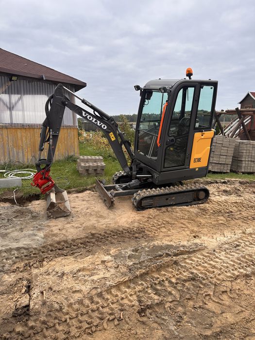 Wynajem minikoparka usługi  Lębork Gdynia Wejherowo Reda