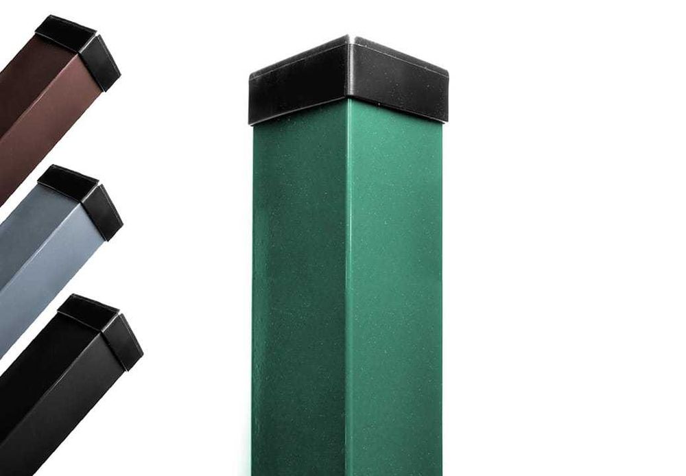 słupek ogrodzeniowy 60x40,  słupek 80x80x2mm , 100x100 x3mm ocynk RAL,