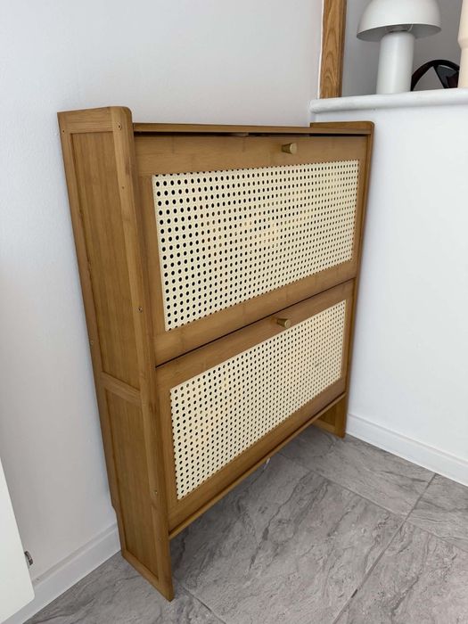 Rattanowa szafka na buty