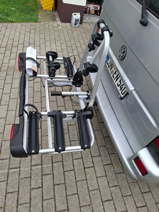 Bagażnik Volkswagen Uebler 21,  uchylny i zakluczany,na 3 rowery, uchylny, bdb stan, wysyłka.