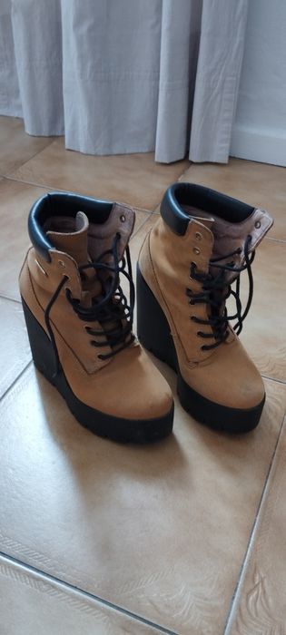 Camel High Boots Size 36