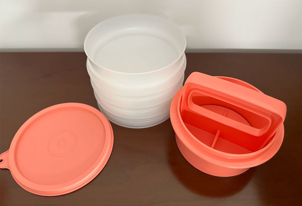 Formas + Prensa para Hamburgueres Tupperware