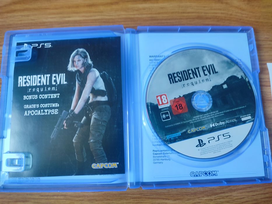 Resident Evil Requiem диск PS 5