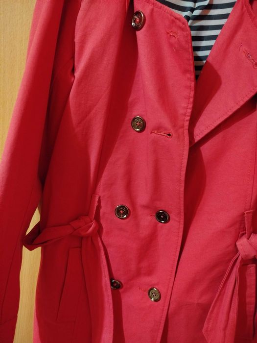 Płaszczyk różowy dziewczęcy