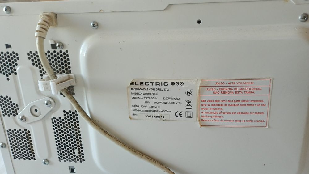 Micro-ondas usando