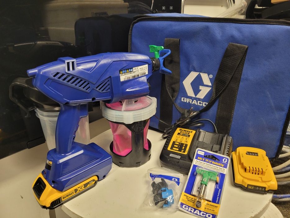 Graco handheld cordless ultra max triax II pistolet malarski agregat