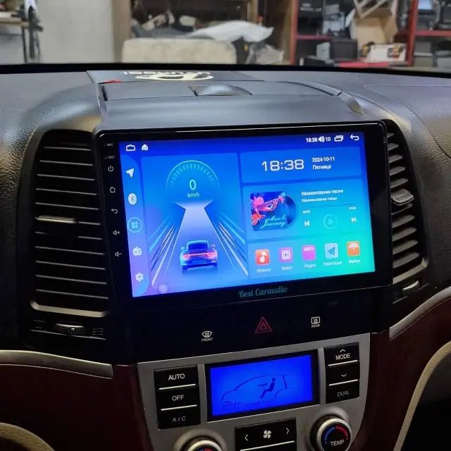 Магнітола 2/32CarPlay швидкий процесор Hyndai Santa FE CантаФЕ 2005-12