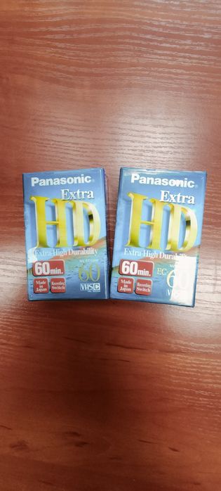 Kasety Panasonic VHS -C 60 min.
