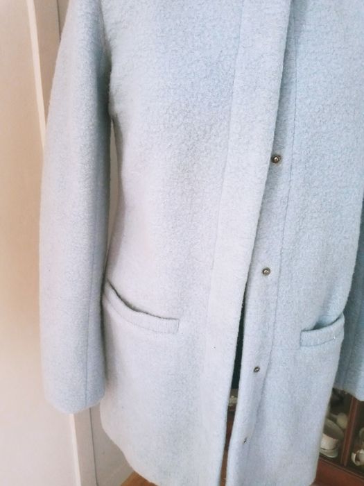 Kurtka blekit zatrzaski prosta 36 only