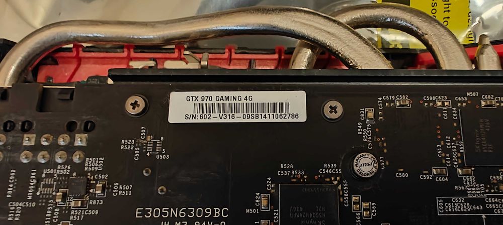 MSI GeForce GTX 970 GAMING 4G (Edição Dragon Army) - Impecável