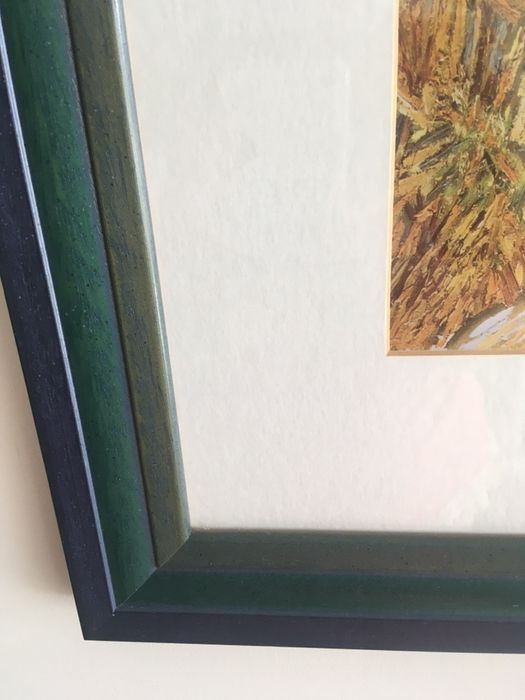 Pintura de V. Van Gogh, paisagem campestre.