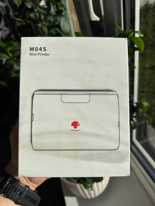 DRUKARKA Termiczna M04S Biala Mini Przenośna