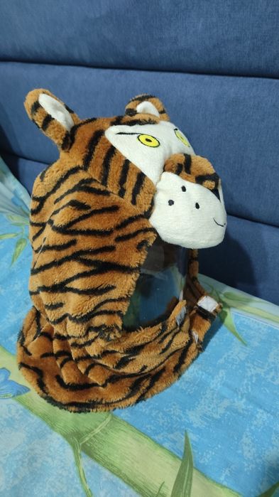 Детская шапка-маска Тигр (балаклава) Рост 116-128