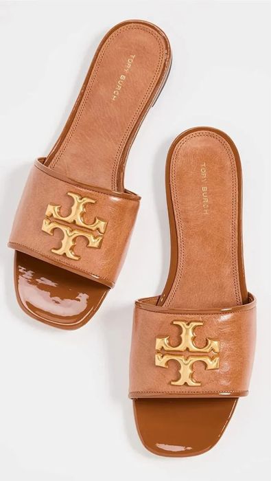 Шкіряні шльопанці Tory Burch