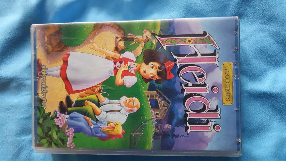 Bajki na kasetach VHS - Mała Księżniczka, Heidi, Ostatni Mohikanin