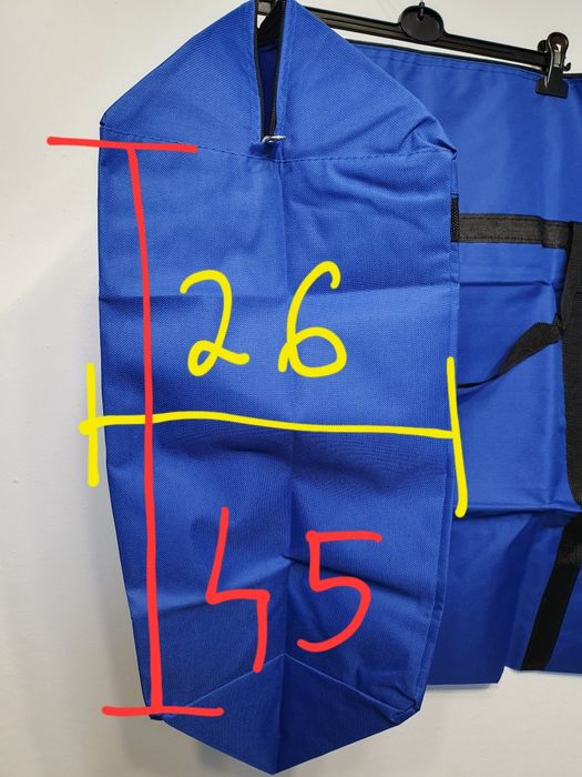 2 duże torby pakowne handlowe 86x45x26