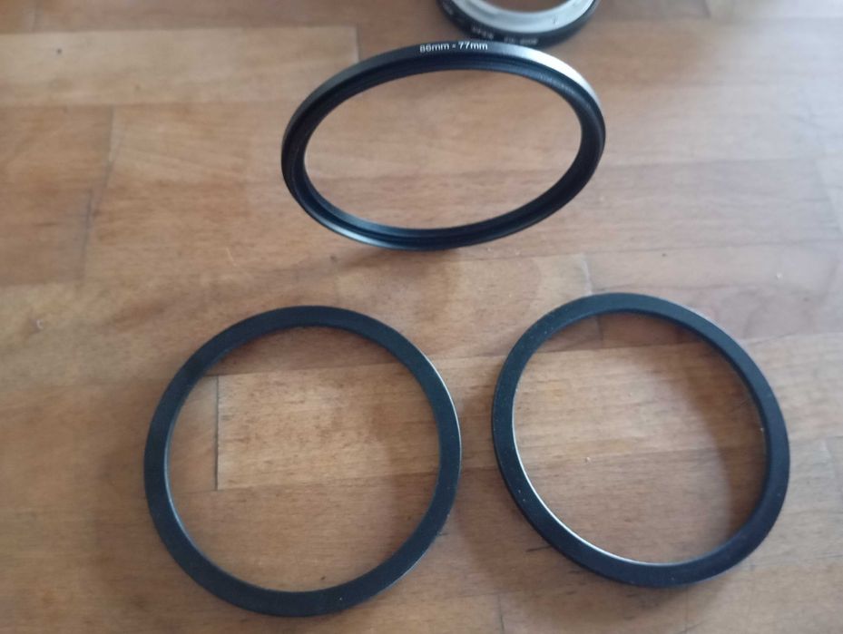 3x Adaptator 86mm-77mm filtro
