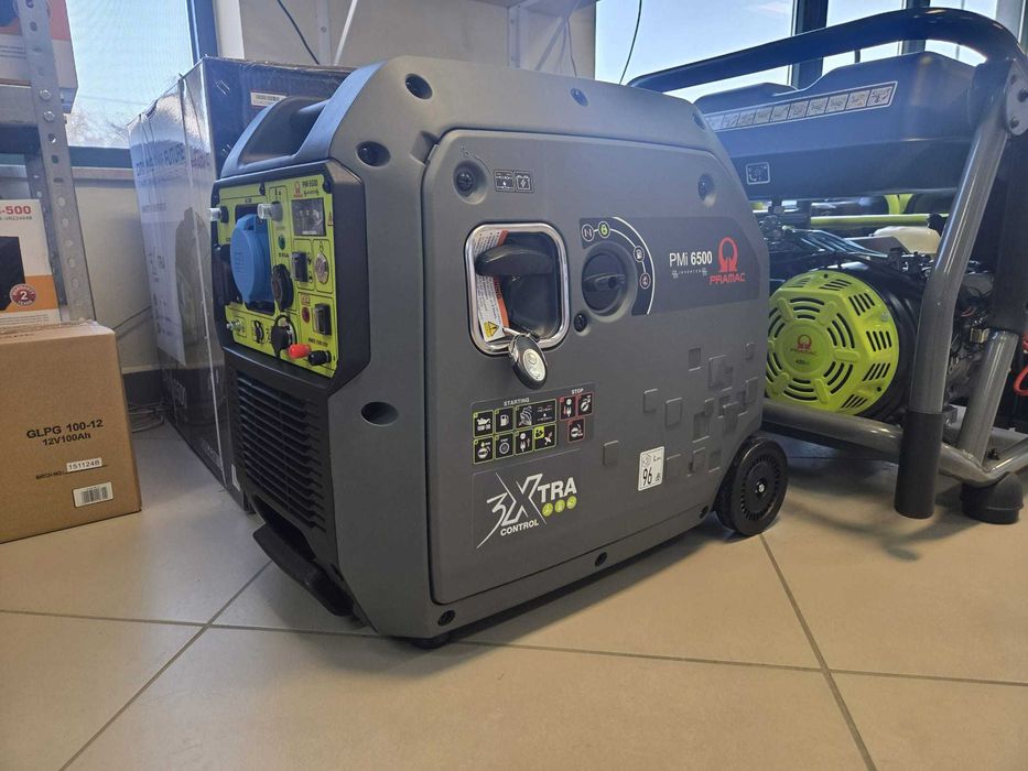 Agregat prądotwórczy inwerterowy PRAMAC PMi6500 od ręki 6kW moc ciągła