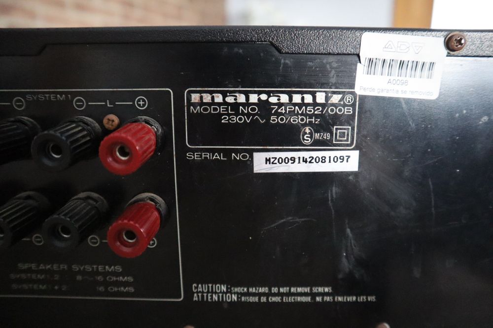 Amplificador Marantz PM-52