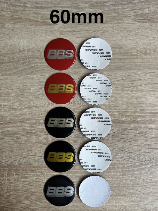 Conjunto 4 Centros BBS 56mm 60mm 65mm 68mm 70mm