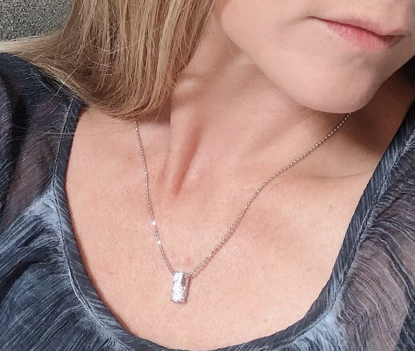Срібна Цепочка з кулоном Sif Jakobs, (Thomas Sabo, Xenox) цирконій