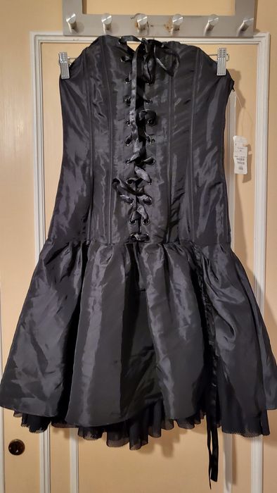 Vestido sexy preto novo com etiqueta 36