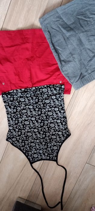 Bluzka spódniczka mini czerwona S