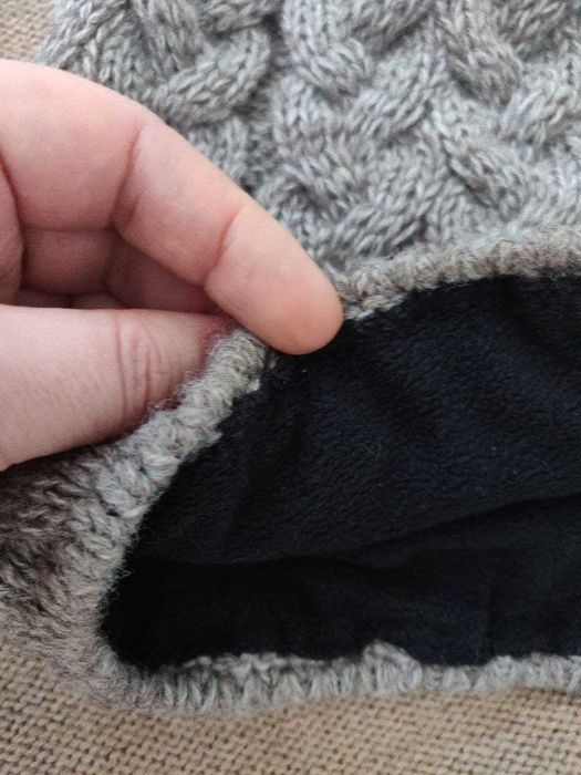 Класна тепла Шапка альпака вовна флис