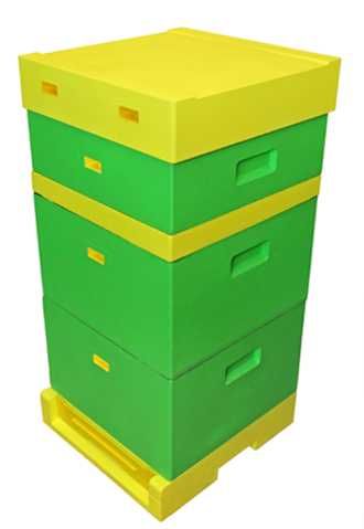 Ul Wielkopolski 10 ramkowy malowany styropianowy 2x korpus Ule