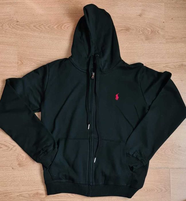 Hoodie com fecho Preto Polo Ralph Lauren