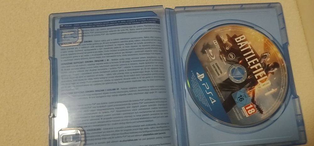 Sprzedaję BATTLEFLELD 1 na ps4