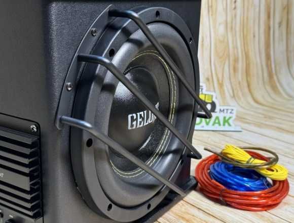 Автомобільний сабвуфер активный корпусный. встроенный усилитель