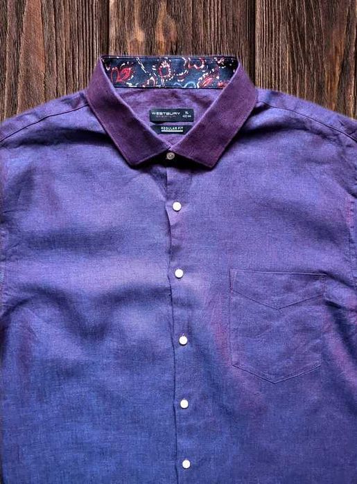 Рубашка WESTBURY® лён -XL-