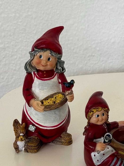 Різдвяні фігурки Гноми «Скандинавські ніссе», скандинавський декор, Данія. Ціна в описі