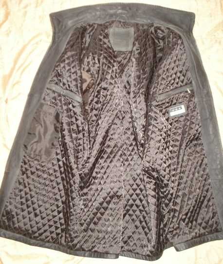 Мужская кожаная куртка пилот командира подводника Angelo kriegsmarine