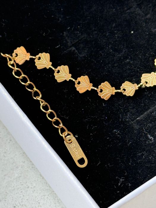 Naszyjnik choker muszelki stal chirurgiczna