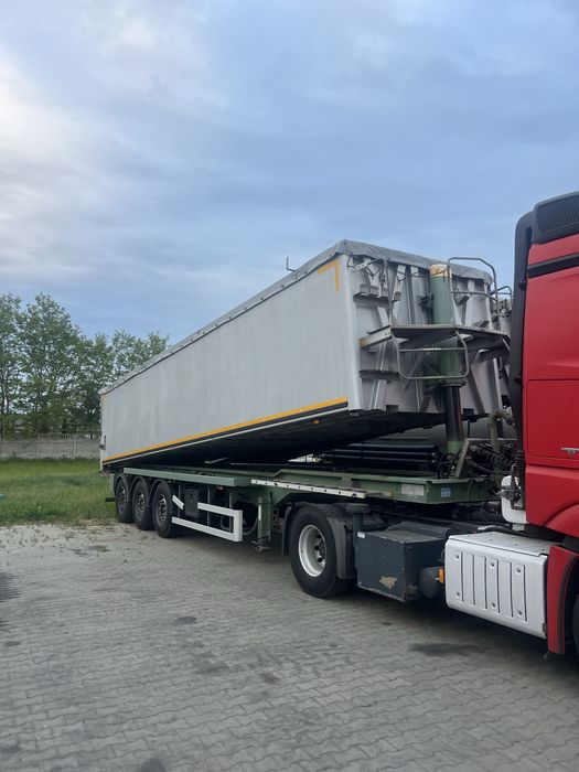 Heitling naczepa bodex do paszy, transport paszy, wydmuch
